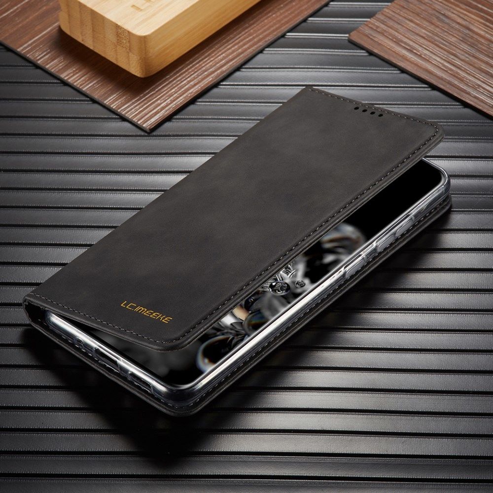 Samsung Galaxy S20 Ultra Hoesje Wallet Bookcase Kunstleer Zwart afbeelding 13