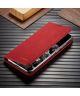 Samsung Galaxy S20 Ultra Hoesje Wallet Bookcase Kunstleer Rood