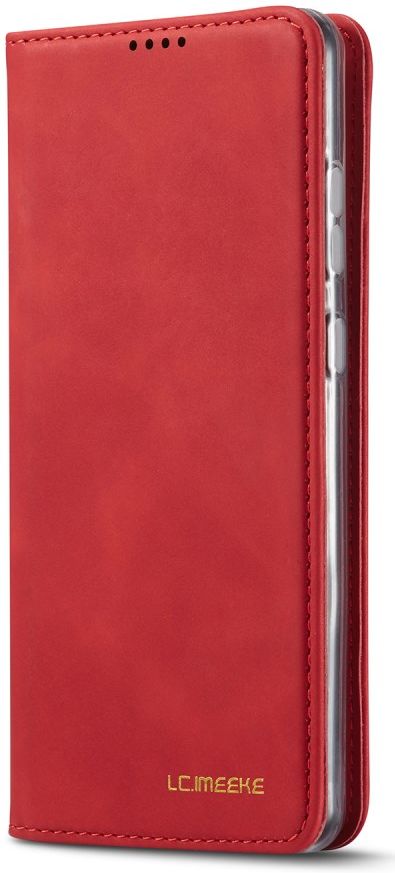 Samsung Galaxy S20 Ultra Hoesje Wallet Bookcase Kunstleer Rood afbeelding 4
