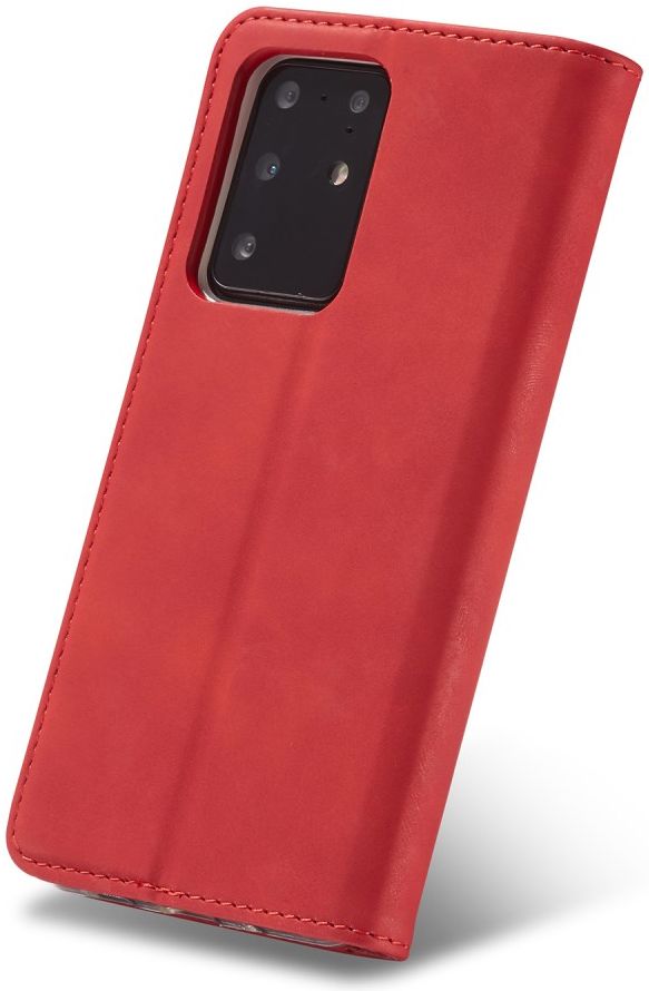Samsung Galaxy S20 Ultra Hoesje Wallet Bookcase Kunstleer Rood afbeelding 6