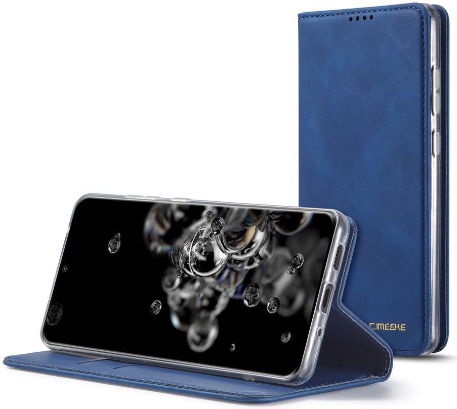 Samsung Galaxy S20 Ultra Hoesje Wallet Bookcase Kunstleer Blauw afbeelding 18