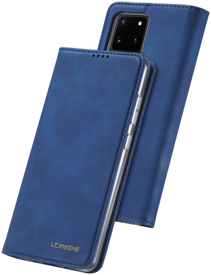 Samsung Galaxy S20 Ultra Hoesje Wallet Bookcase Kunstleer Blauw afbeelding 8