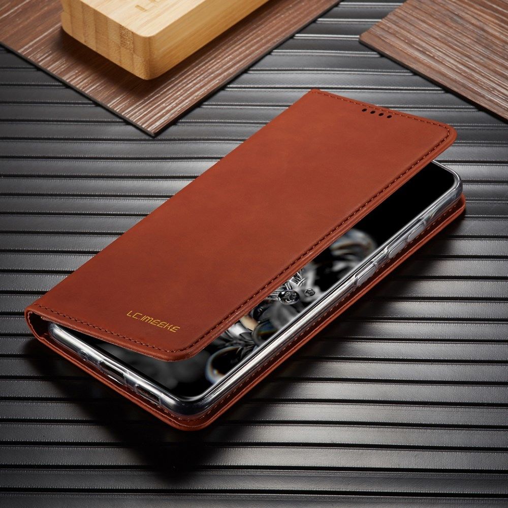 Samsung Galaxy S20 Ultra Hoesje Wallet Bookcase Kunstleer Bruin afbeelding 15