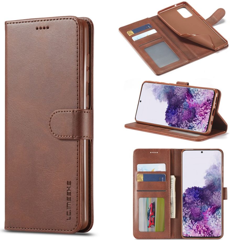 Samsung Galaxy A51 Retro Book Case Portemonnee Hoesje Coffee afbeelding 9
