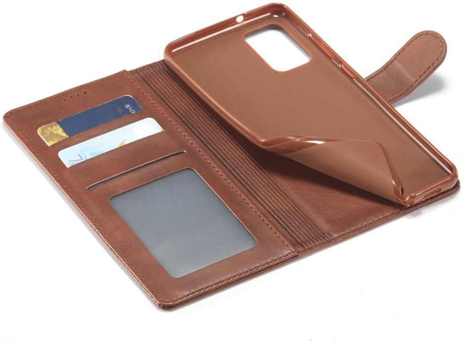 Samsung Galaxy A51 Retro Book Case Portemonnee Hoesje Coffee afbeelding 10