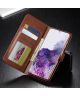 Samsung Galaxy A71 Retro Book Case Portemonnee Hoesje Coffee