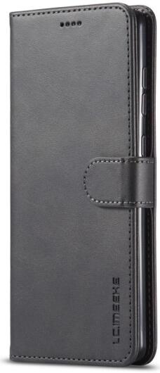Samsung Galaxy A71 Retro Book Case Portemonnee Hoesje Zwart afbeelding 2