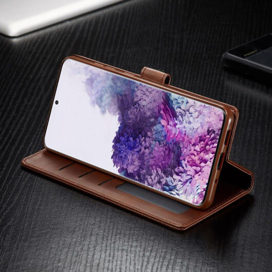 Samsung Galaxy A71 Retro Book Case Portemonnee Hoesje Zwart afbeelding 8
