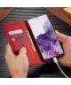 Samsung Galaxy A71 Hoesje Wallet Bookcase Kunstleer Rood