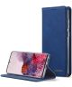 Samsung Galaxy S20 Hoesje Wallet Bookcase Kunstleer Blauw