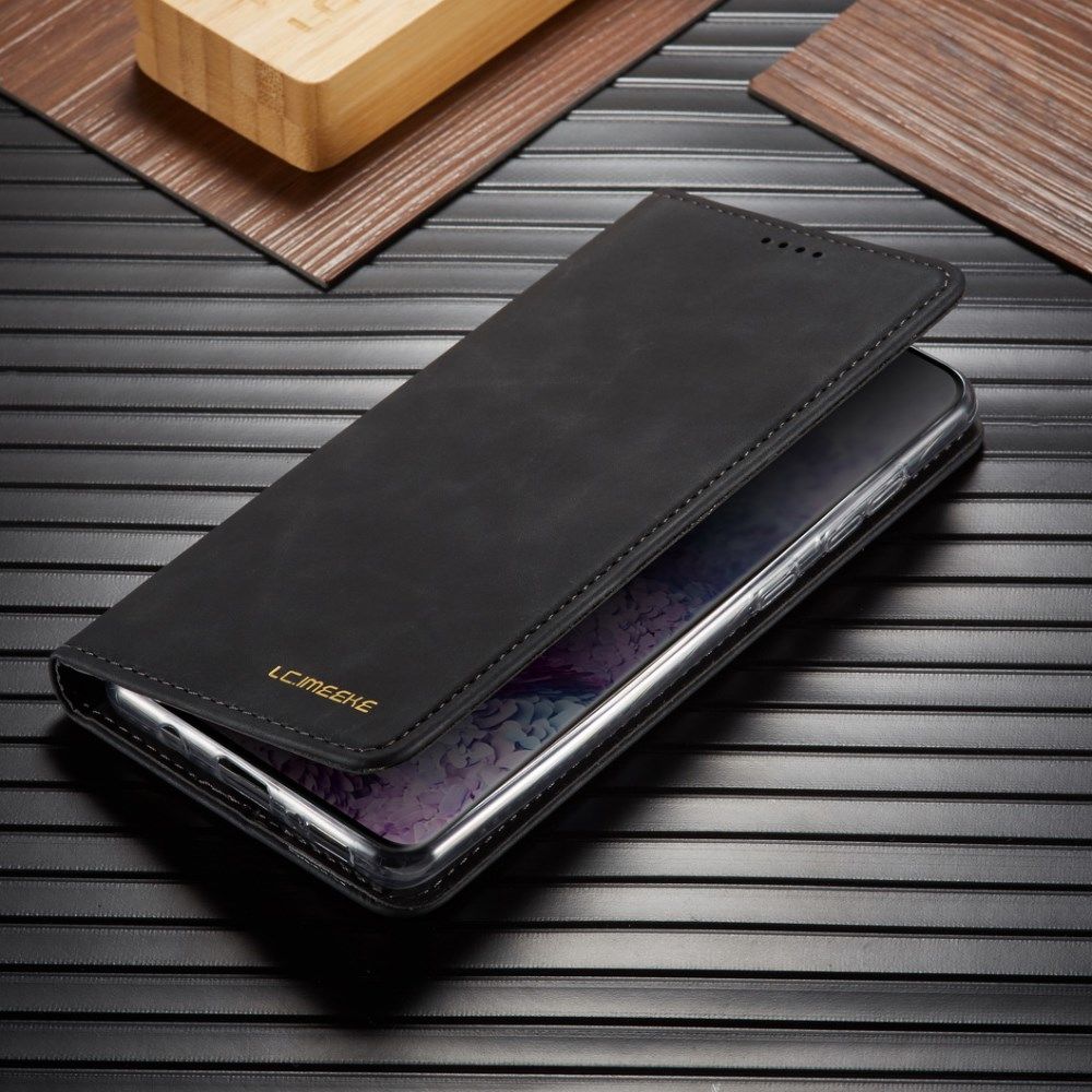 Samsung Galaxy A51 Hoesje Wallet Bookcase Kunstleer Zwart afbeelding 7