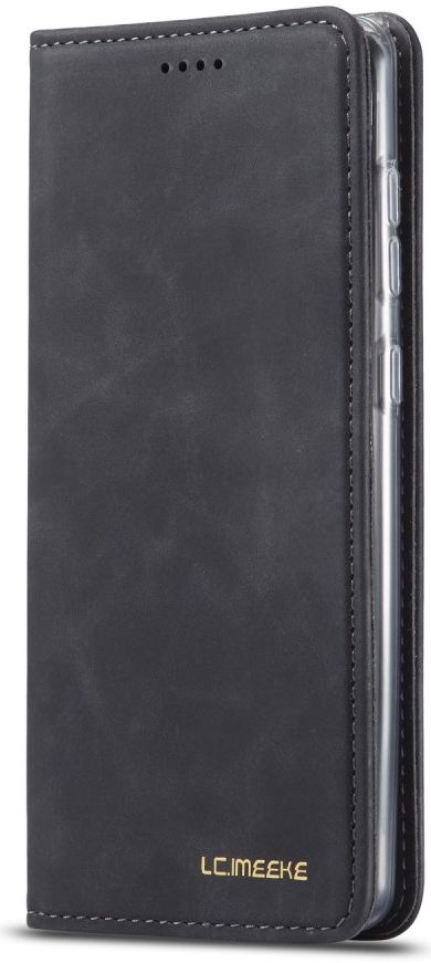 Samsung Galaxy A51 Hoesje Wallet Bookcase Kunstleer Zwart afbeelding 5
