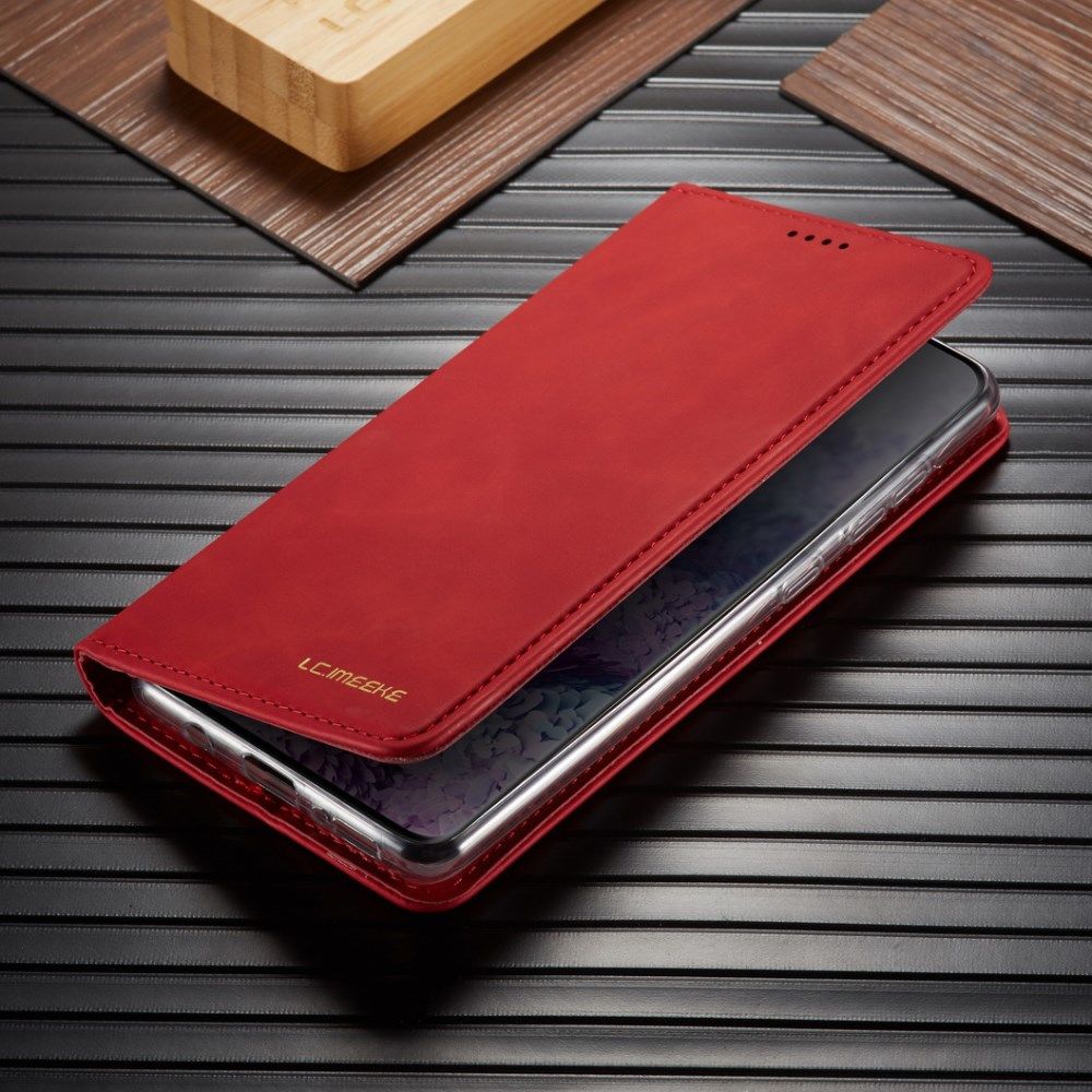 Samsung Galaxy A51 Hoesje Wallet Bookcase Kunstleer Rood afbeelding 7