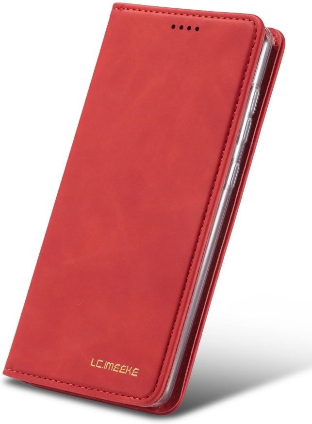 Samsung Galaxy A51 Hoesje Wallet Bookcase Kunstleer Rood afbeelding 6