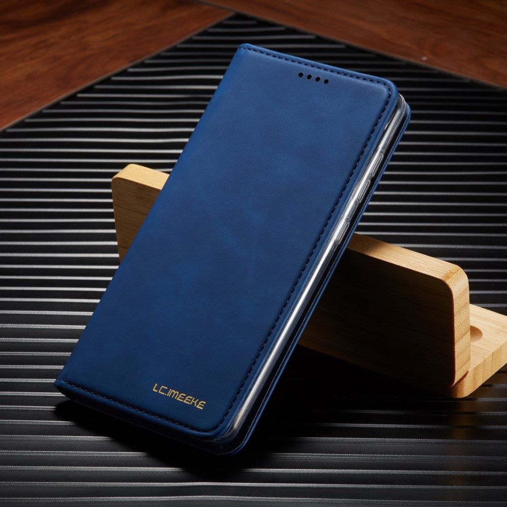 Samsung Galaxy A51 Hoesje Wallet Bookcase Kunstleer Blauw afbeelding 8
