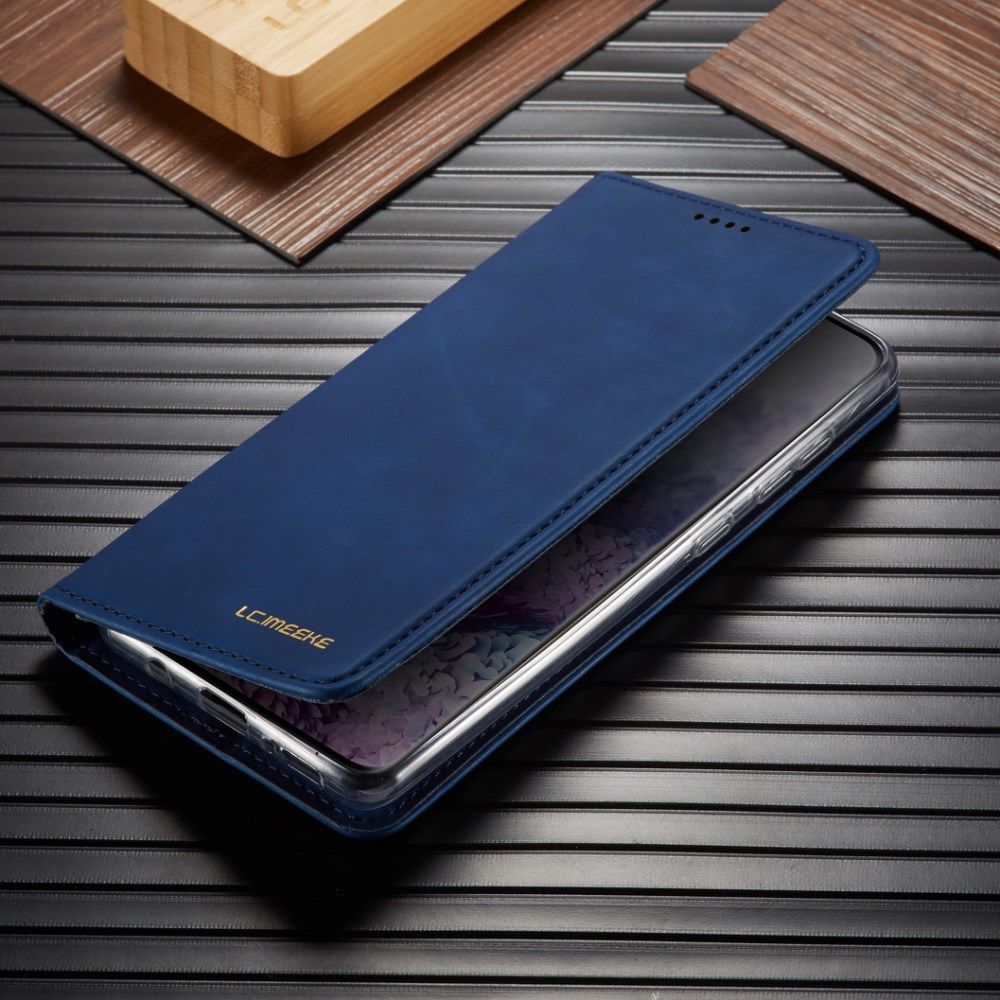 Samsung Galaxy A51 Hoesje Wallet Bookcase Kunstleer Blauw afbeelding 9