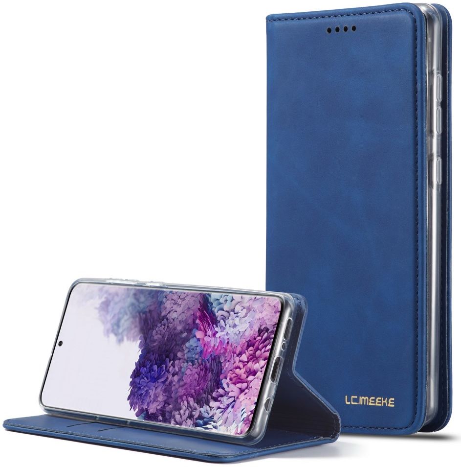 Samsung Galaxy A51 Hoesje Wallet Bookcase Kunstleer Blauw afbeelding 11