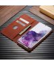 Samsung Galaxy A51 Hoesje Wallet Bookcase Kunstleer Bruin
