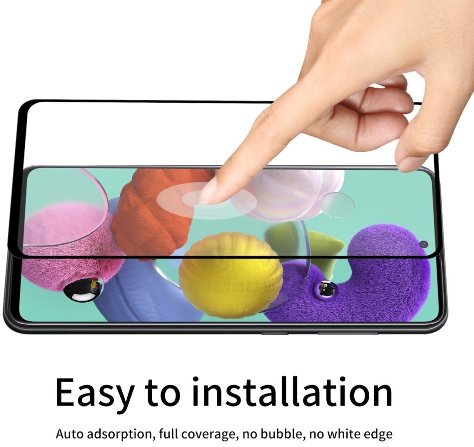Samsung Galaxy A51 Tempered  Glass Screen Protector afbeelding 10