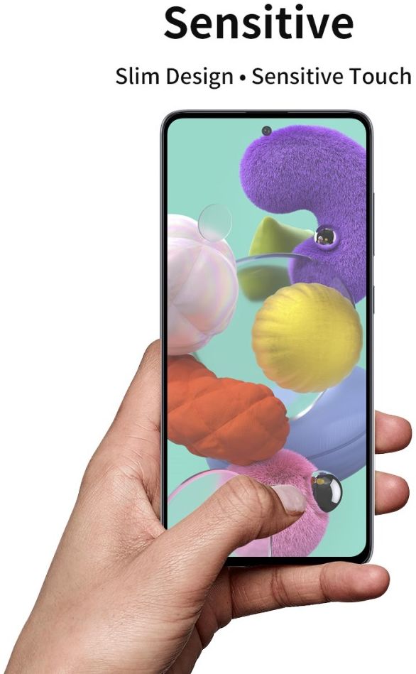 Samsung Galaxy A51 Tempered  Glass Screen Protector afbeelding 2