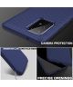 Samsung Galaxy S10 Lite Hoesje Twill Slim Textuur Blauwv