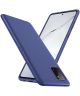 Samsung Galaxy Note 10 Lite Hoesje Twill Slim Textuur Blauw