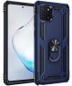 Samsung Galaxy Note 10 Lite Hybride Hoesje met Kickstand Blauw