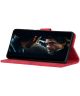 Samsung Galaxy Note 10 Lite Stand Portemonnee Hoesje Rood