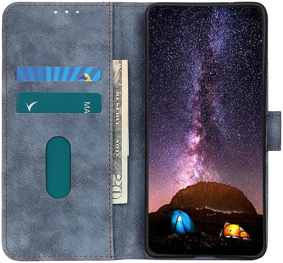 Samsung Galaxy Note 10 Lite Stand Portemonnee Hoesje Blauw afbeelding 2
