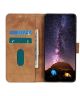 Samsung Galaxy Note 10 Lite Stand Portemonnee Hoesje Bruin
