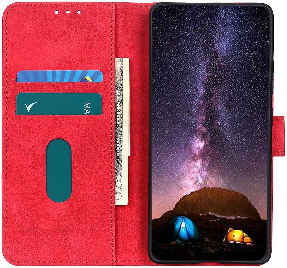 Samsung Galaxy S10 Lite Retro Book Case Rood afbeelding 2