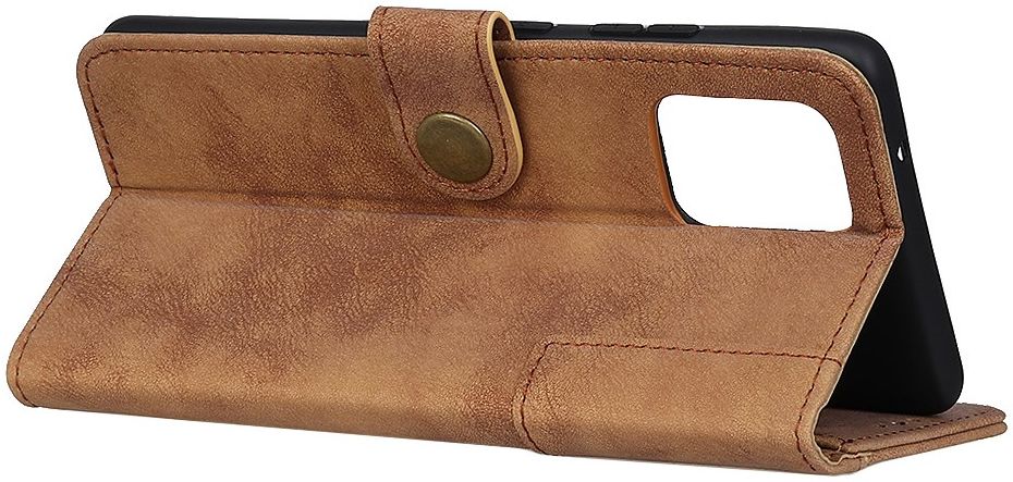 Samsung Galaxy S10 Lite Retro Book Case Bruin afbeelding 11