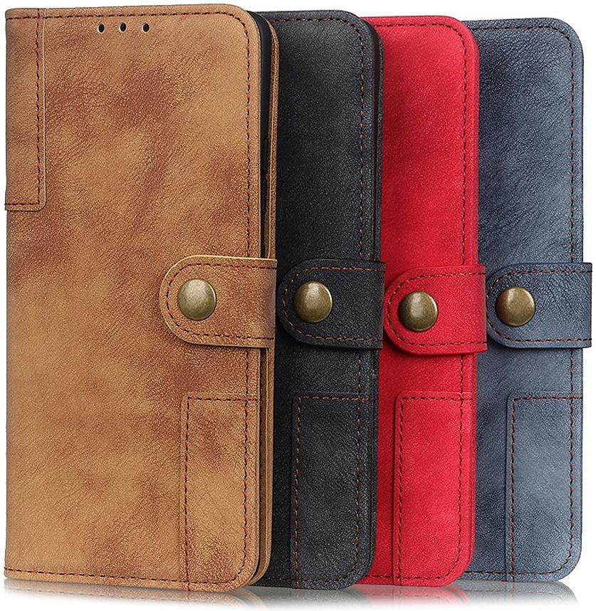 Samsung Galaxy S10 Lite Retro Book Case Bruin afbeelding 6