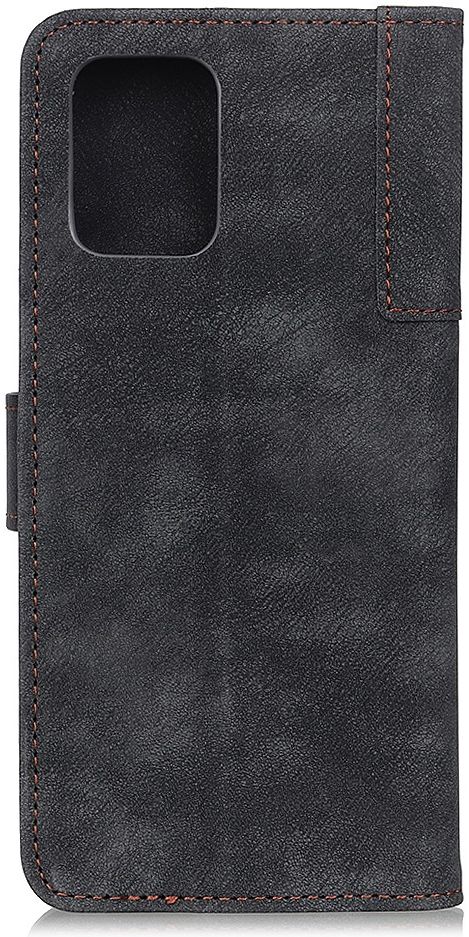 Samsung Galaxy A71 Book Case Kunst Leer Zwart afbeelding 11
