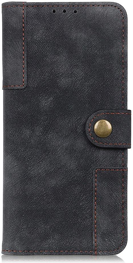 Samsung Galaxy A71 Book Case Kunst Leer Zwart afbeelding 5