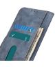 Samsung Galaxy A51 Hoesje Wallet Bookcase Leer Shell Blauw