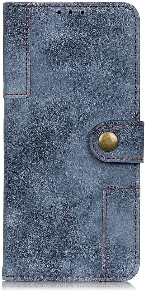 Samsung Galaxy A51 Hoesje Wallet Bookcase Leer Shell Blauw afbeelding 2