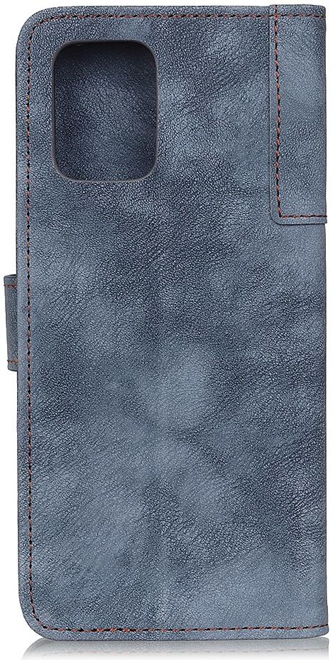 Samsung Galaxy A51 Hoesje Wallet Bookcase Leer Shell Blauw afbeelding 9