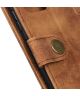 Samsung Galaxy A51 Hoesje Wallet Bookcase Leer Shell Bruin