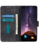 Samsung Galaxy S20 Ultra Hoesje Retro Style Wallet Book Case Zwart