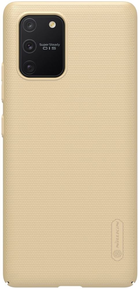 Nillkin Super Frosted Shield Case Samsung Galaxy S10 Lite Goud | GSMpunt.nl