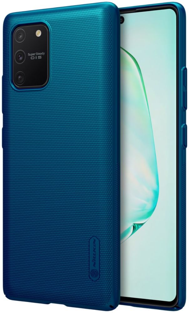 Nillkin Super Frosted Shield Case Samsung Galaxy S10 Lite Blauw afbeelding 1