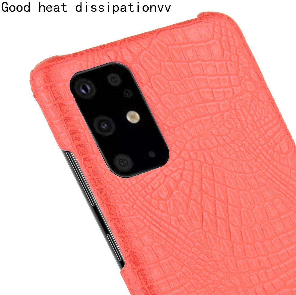 Samsung Galaxy S20 Plus Kunstleren Hoesje met Krokodil Textuur Rood afbeelding 5