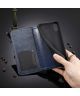 Samsung Galaxy Note 10 Lite Hoesje Vintage Wallet Book Case Blauw