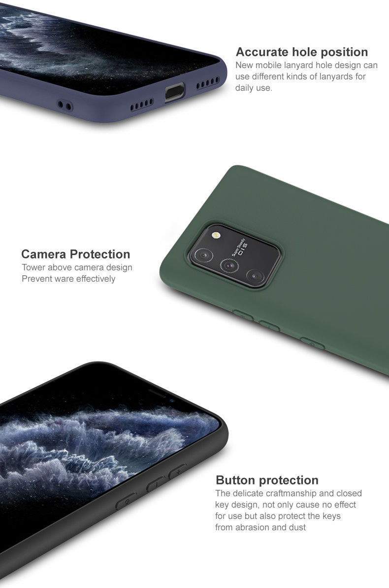 IMAK UC-1 Series Samsung Galaxy S10 Lite Hoesje Matte TPU Zwart afbeelding 7