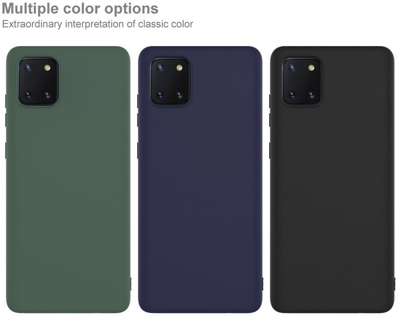 IMAK UC-1 Series Samsung Galaxy Note 10 Lite Hoesje Matte TPU Zwart afbeelding 8