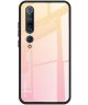 Xiaomi Mi 10 (Pro) Hoesje Hybride Tempered Glass Roze