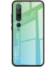 Xiaomi Mi 10 (Pro) Hoesje Hybride Tempered Glass Blauw