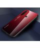 Xiaomi Redmi Note 8T Hoesje Hybride Tempered Glass Rood