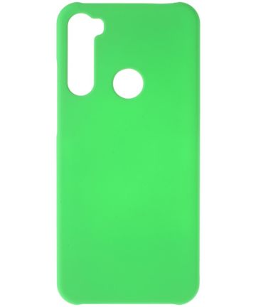 Xiaomi Redmi Note 8T Rubber Coat Hard Hoesje Groen Hoesjes